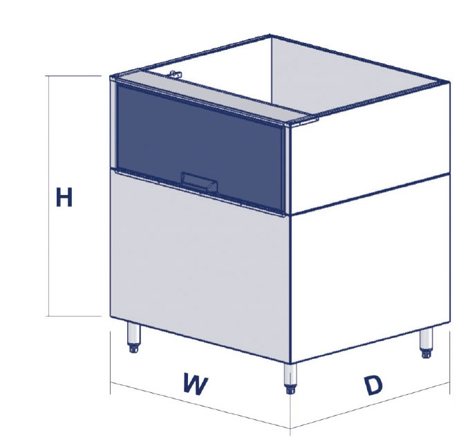 B300 Ice Storage Bin Specs